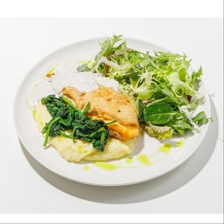 piept de pui cu cașcaval și sos trufat