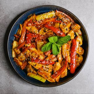 Spicy Chicken Pan