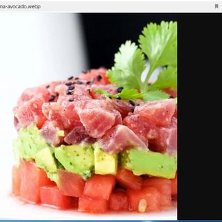 Tartar de ton cu avocdo și ulei de susan