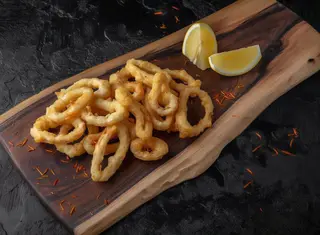 Calamar in tempura