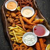 Platou mare de pește pentru bere