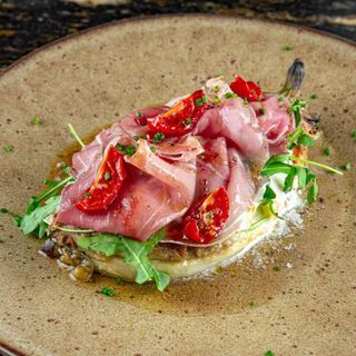 Vinete la cuptor cu miere de trufe si prosciutto