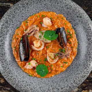 Orzo cu fructe de mare