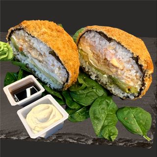 Burger roll cu creveti