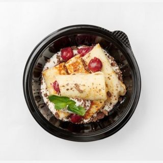 Crêpes con ricotta e amarene
