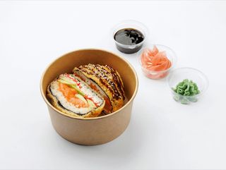 Sushi Burger cu Somon