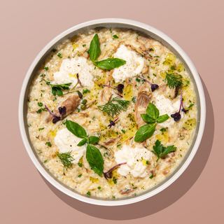 Risotto cu rață gătită lent