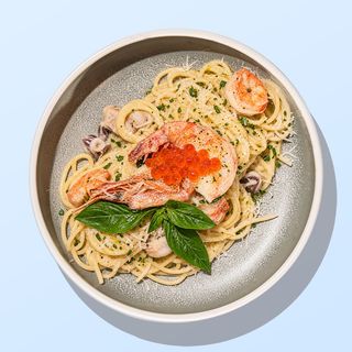 Spaghetti cu fructe de mare