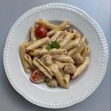 Pasta Penne with meatballs