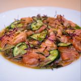 Miso Soy Salmon Sashimi