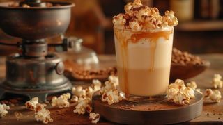Caramel Popcorn Latte