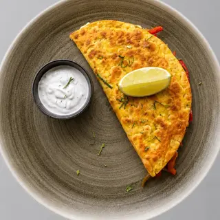 Quesadilla cu legume