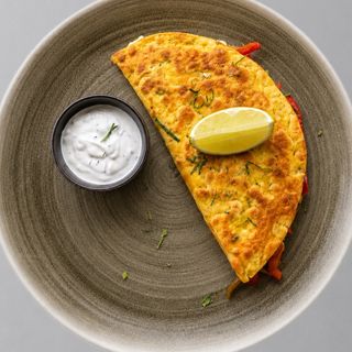 Quesadilla cu legume