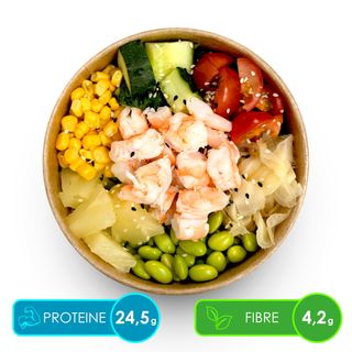 Poke bowl cu creveti