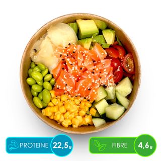 Poke bowl cu somon