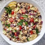 Greek salad with quinoa  