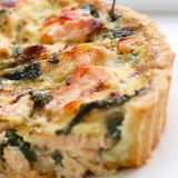 Quiche cu somon