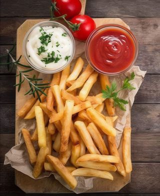 Meniu cu cartofi pai