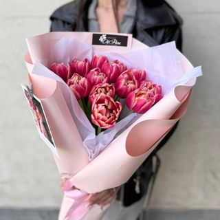 Buchet de Lalele Roz Columbus