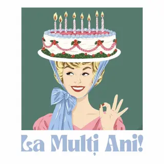 Card ”La Mulți Ani!”