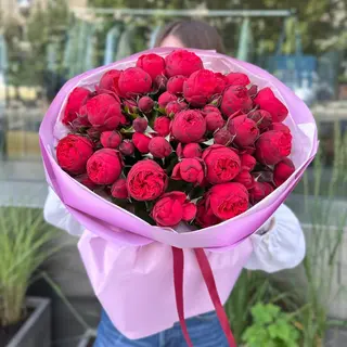 Buchet cu 19 Trandafiri Red Piano
