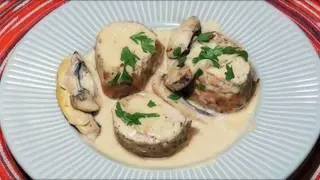 Свиные медальоны/ Medalioane de porc