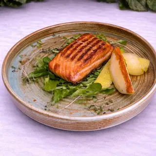 Лосось на гриле / Somon la grill