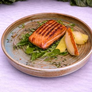 Лосось на гриле / Somon la grill