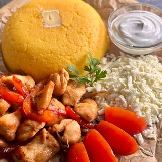 Токана из курицы / Tocana din carne de pui