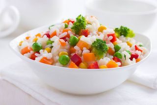 Рис с кукурузой/ cu porumb