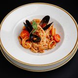Спагетти с морепродуктами/ Spaghete cu fructe de mare