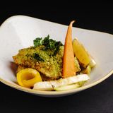 Филе морского окуня в корочке/ File biban de mare în crustă