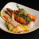 Стейк из лосося на гриле/ Somon la grătar