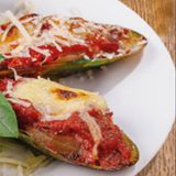 Midii New Zeeland în sos de  rosii cu straciatella