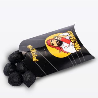 Black cheese nuggets