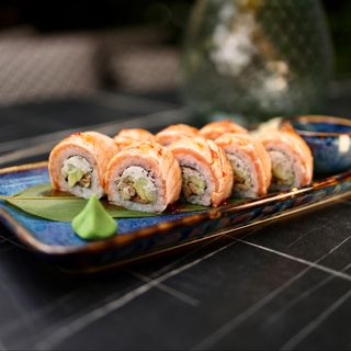 Philadelphia cu trufe, țipar și somon