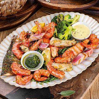 Fructe de mare la grătar