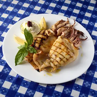 Calamari la grătar