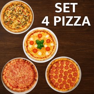 Set 4, 4 pizza
