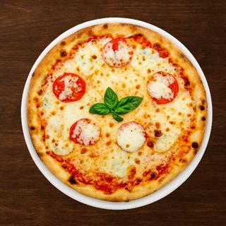 Pizza cu sunca si rosii