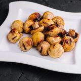 Грибы на гриле