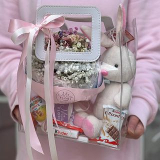 Подарочная сумка с игуршкой - "Аниэль"