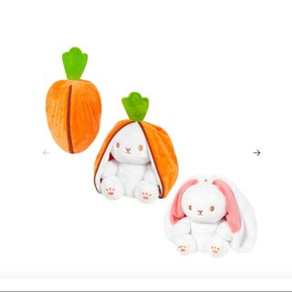 Зайка в морковке 27 см