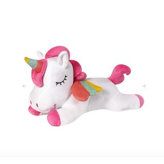 Единорог Подушка белый 38 см
