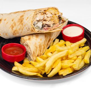 Kebab cu carne de pui