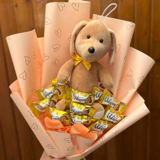 Buchet dulce cu Jucarie (citelus) si bomboane