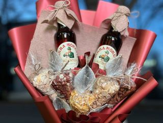 Buchet barbatesc cu bere si gustari #3