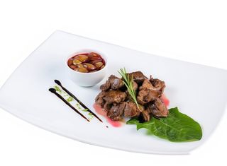 Ficat de pui flambat