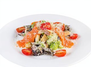 Salată Caezar cu somon