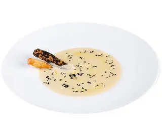 Supă-cremă cu pui și ciuperci
